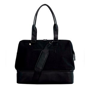 Beis weekender bag in black